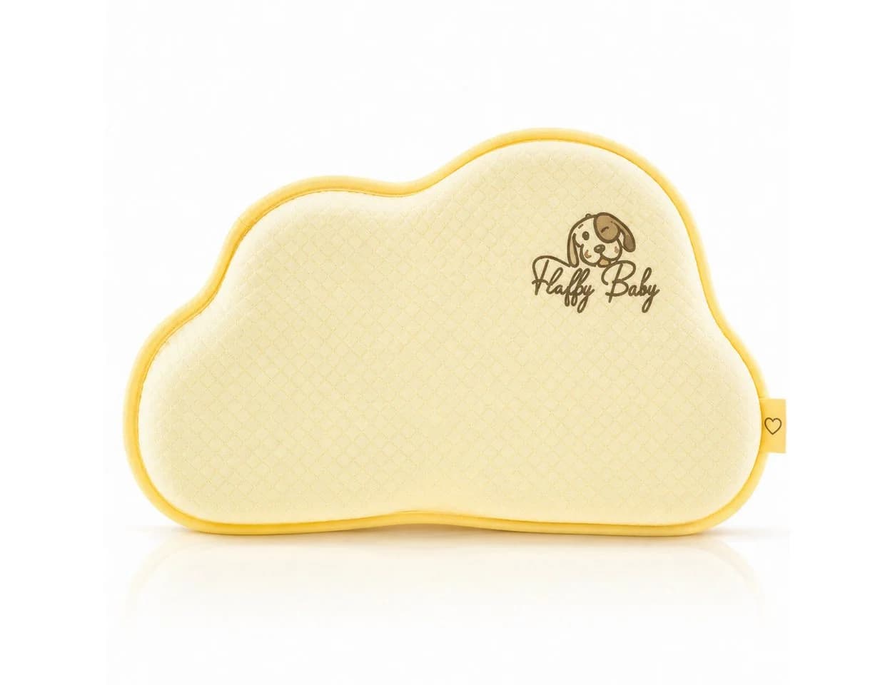 GiglioCollection Babykissen Ergonomisch Memory Foam 2 Bezüge Rosa Gelb - Bild 4