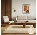 Elegant Floors Kelim Teppich Taupe Handgewebt Wolle Bild 3