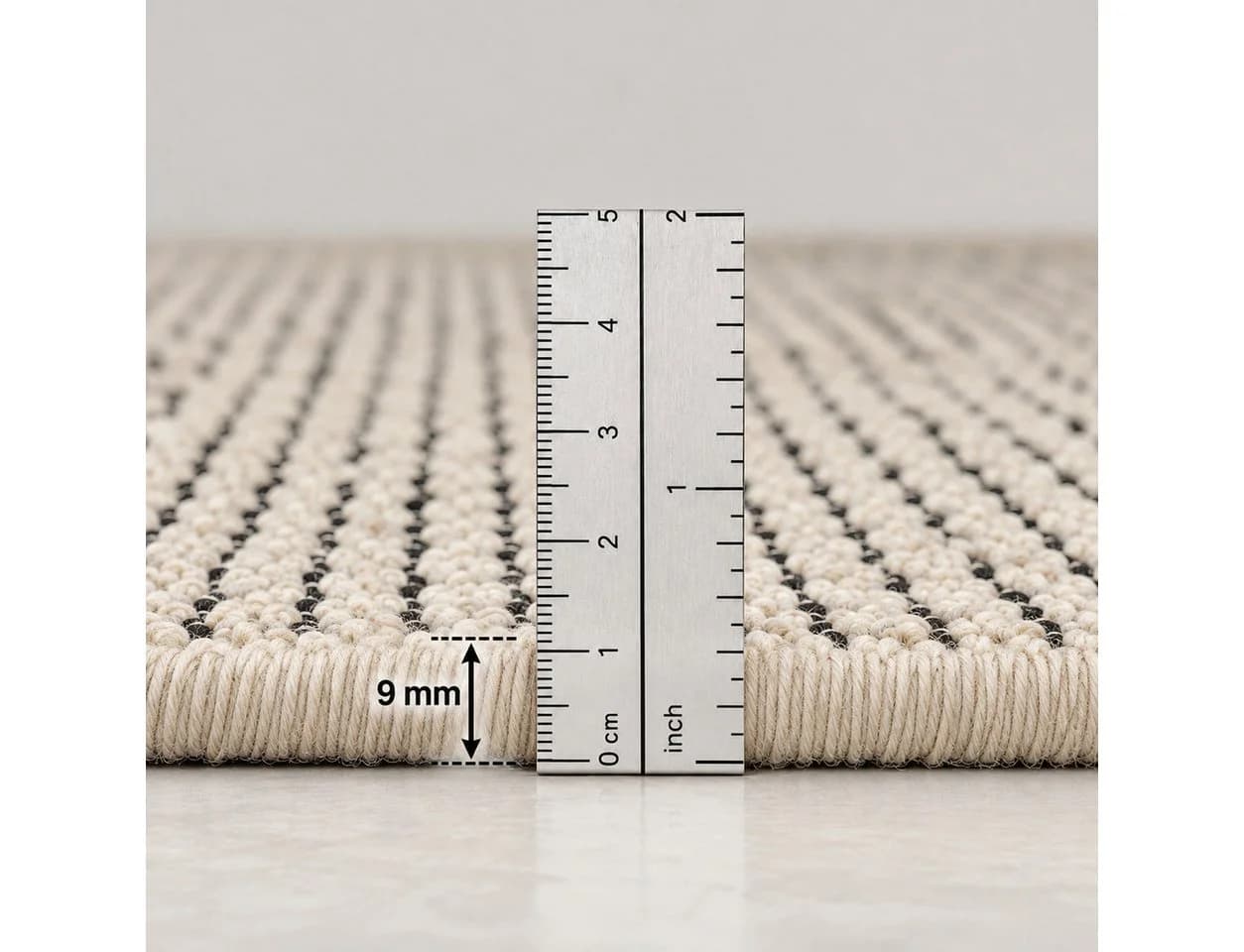 Elegant Floors Kelim Teppich Taupe Handgewebt Wolle - Bild 5