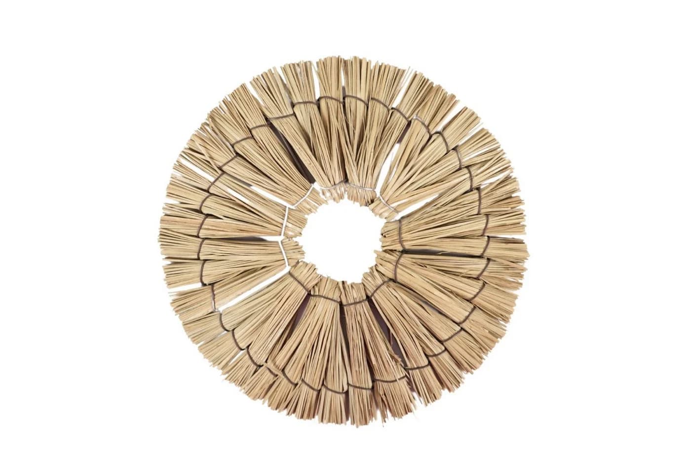 Marrakesch Orient & Mediterran Interior Wanddeko Boho Rattan rund, Natur - Bild 2