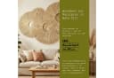Marrakesch Orient & Mediterran Interior Wanddeko Boho Rattan rund, Natur Bild 4