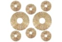 Marrakesch Orient & Mediterran Interior Wanddeko 8er Set Rattan Boho Bild 2