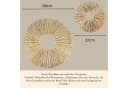 Marrakesch Orient & Mediterran Interior Wanddeko 8er Set Rattan Boho Bild 3