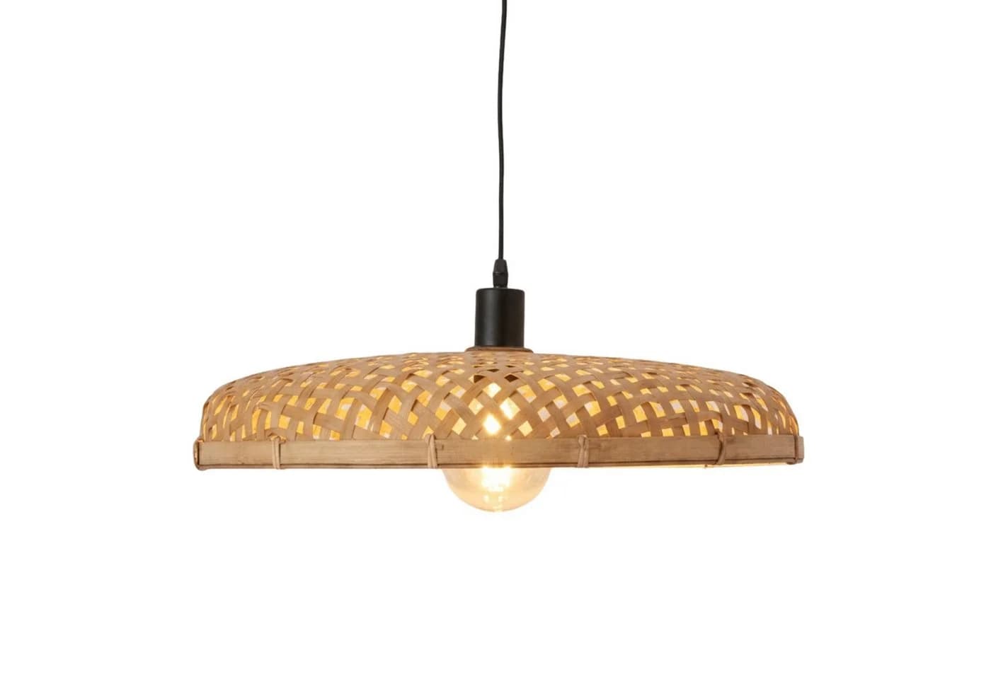 Marrakesch Orient & Mediterran Interior Paloma Pendelleuchte Rattan Natur E27 - Bild 2