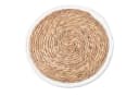 Marrakesch Orient & Mediterran Interior Rattan Platzset Weiß Braunes Rattan Bild 2