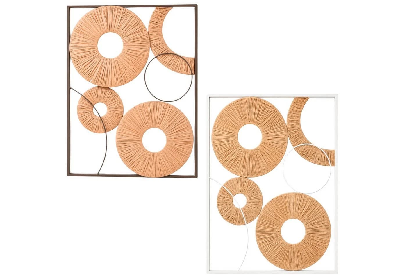 Marrakesch Orient & Mediterran Interior Wanddeko 2er Set Metall Natur - Bild 2