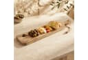 Marrakesch Orient & Mediterran Interior Servierbrett Mangoholz Herzform Bild 1