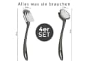 Hausfelder Spülwanne Anthrazit mit Abtropfgitter & 4 Spülbürsten Bild 3