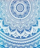 Karmandala Picknickdecke Ombre Mandala Boho Style Ø 185 cm Bild 3