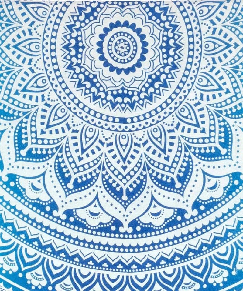 Karmandala Picknickdecke Ombre Mandala Boho Style Ø 185 cm - Bild 3