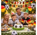 TK Gruppe XXL Wimpelkette Deutschland WM 2026 Schwarz Rot Gold Bild 1