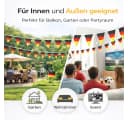 TK Gruppe XXL Wimpelkette Deutschland WM 2026 Schwarz Rot Gold Bild 5