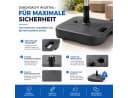 Gartiva® Schirmständer für Ampelschirme mit Bodenkreuz – Schirmgewichte Bild 1