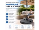 Gartiva® Schirmständer für Ampelschirme mit Bodenkreuz – Schirmgewichte Bild 3