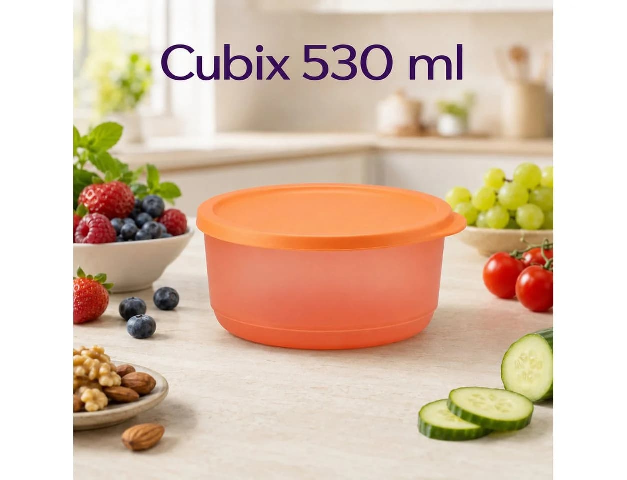 Tupperware Cubix Vorratsdose 530ml Orange