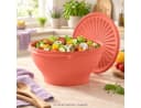 Tupperware Serviersonne 4,1 Liter Retro Design Koralle Bild 2