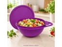 Tupperware Maximilian Vorratsdose 1,4 l Violett mit Deckel Bild 1