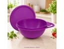 Tupperware Maximilian Vorratsdose 1,4 l Violett mit Deckel Bild 2