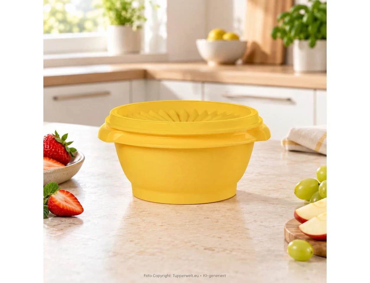 TUPPERWARE Sonnenschüssel 340 ml Gelb Retro