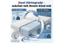 Coemo Kindermatratze Wendematratze 7-Zonen H1/H2 Weiß Bild 3