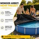 toolmate® Poolüberdachung rund 200 g/m² UV-resistent Bild 1