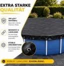 toolmate® Poolüberdachung rund 200 g/m² UV-resistent Bild 3