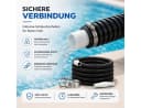 TK Gruppe Poolschlauch 38mm x 8m mit Muffen & Schellen Bild 4