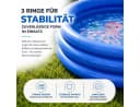 TK Gruppe Aufblasbarer Pool rund PVC Gartenpool Bild 1