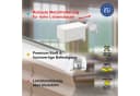 Rikmani Plissee Klemmfix ohne Bohren Beige/Grau Bild 4
