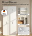 mokebo Mehrzweckschrank Trio 3-türig weiß Bild 3