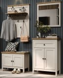 Furn.Design Garderobenpaneel Cozy Landhausstil Kaschmir Eiche Dekor Bild 4