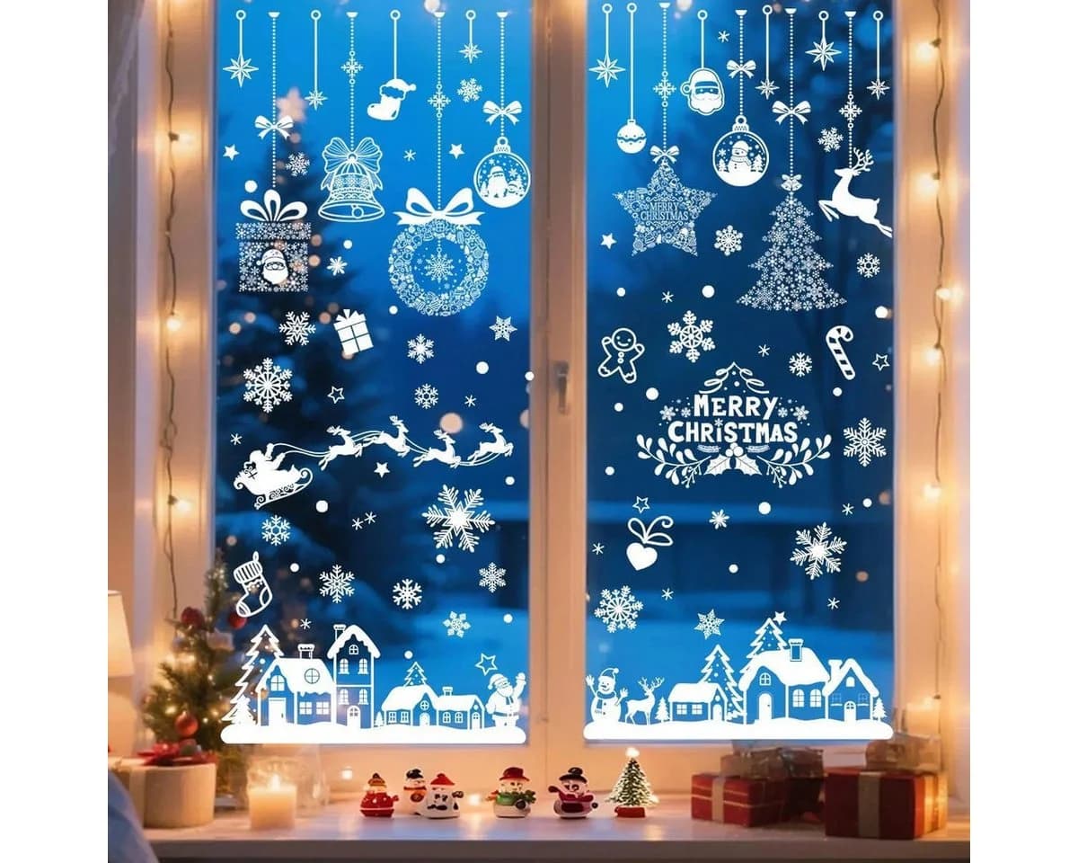 TK Gruppe Weihnachts-Fensterbilder Selbstklebend Deko - Bild 2