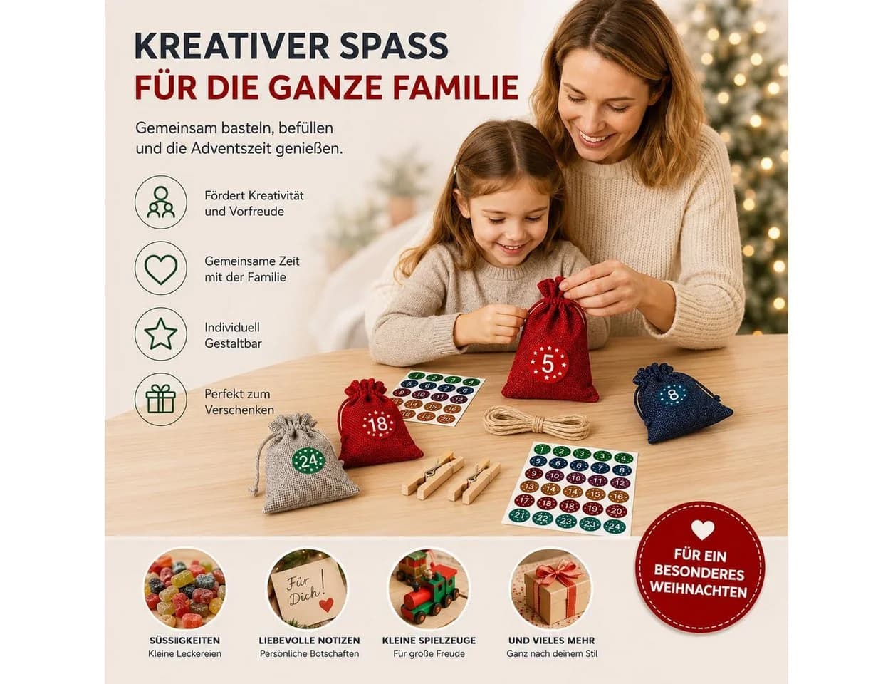 TK Gruppe DIY-Adventskalender 2026 Set zum Basteln - Bild 4