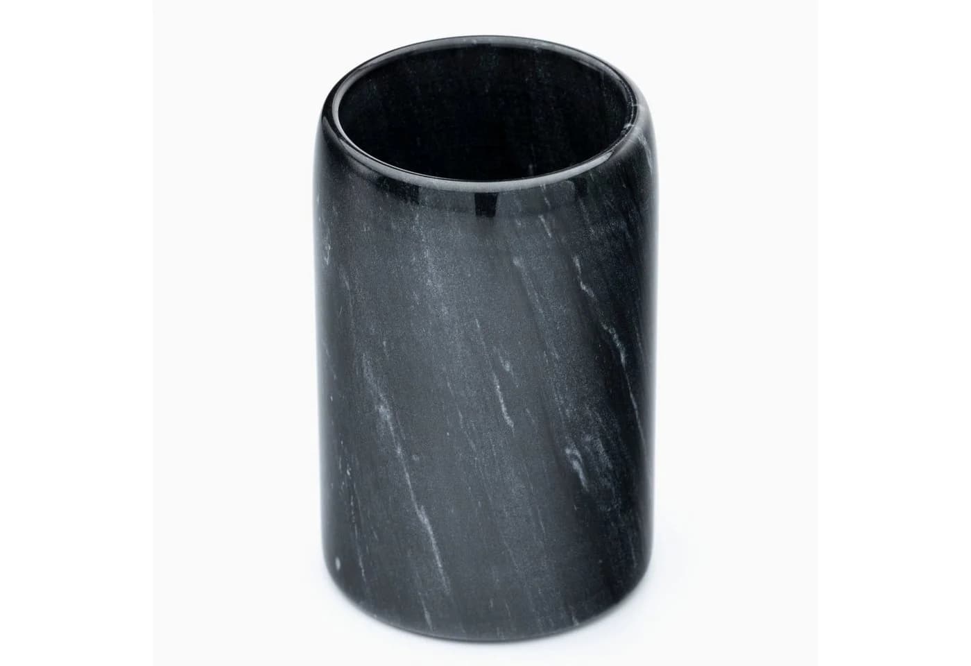 houseproud Zahnbürstenhalter Gloss Marble Zahnputzbecher Schwarz Marmor - Bild 3