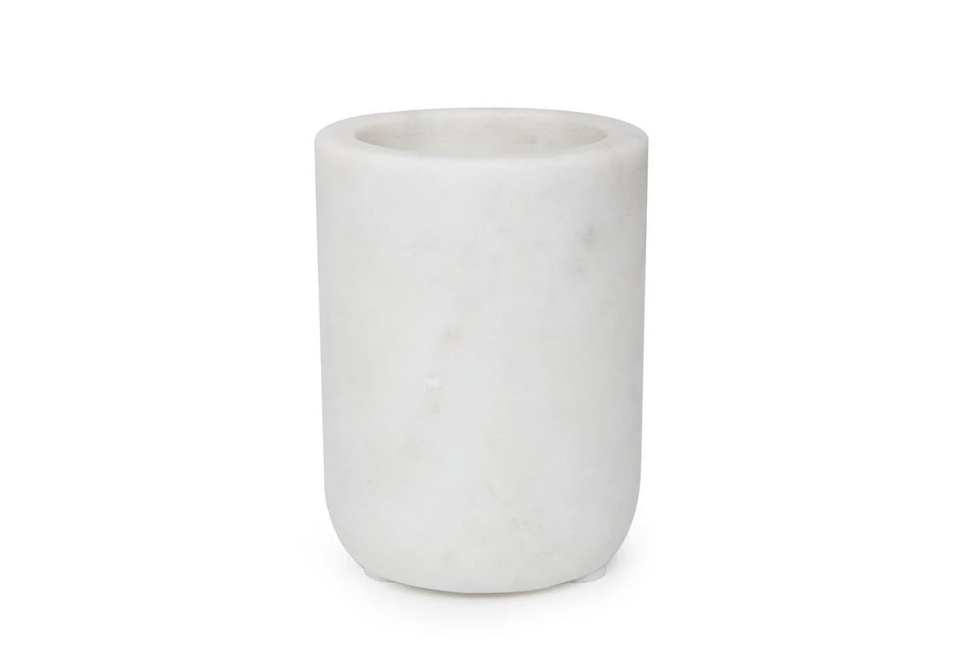 houseproud Zahnputzbecher Arctic Marble Weiß Marmor