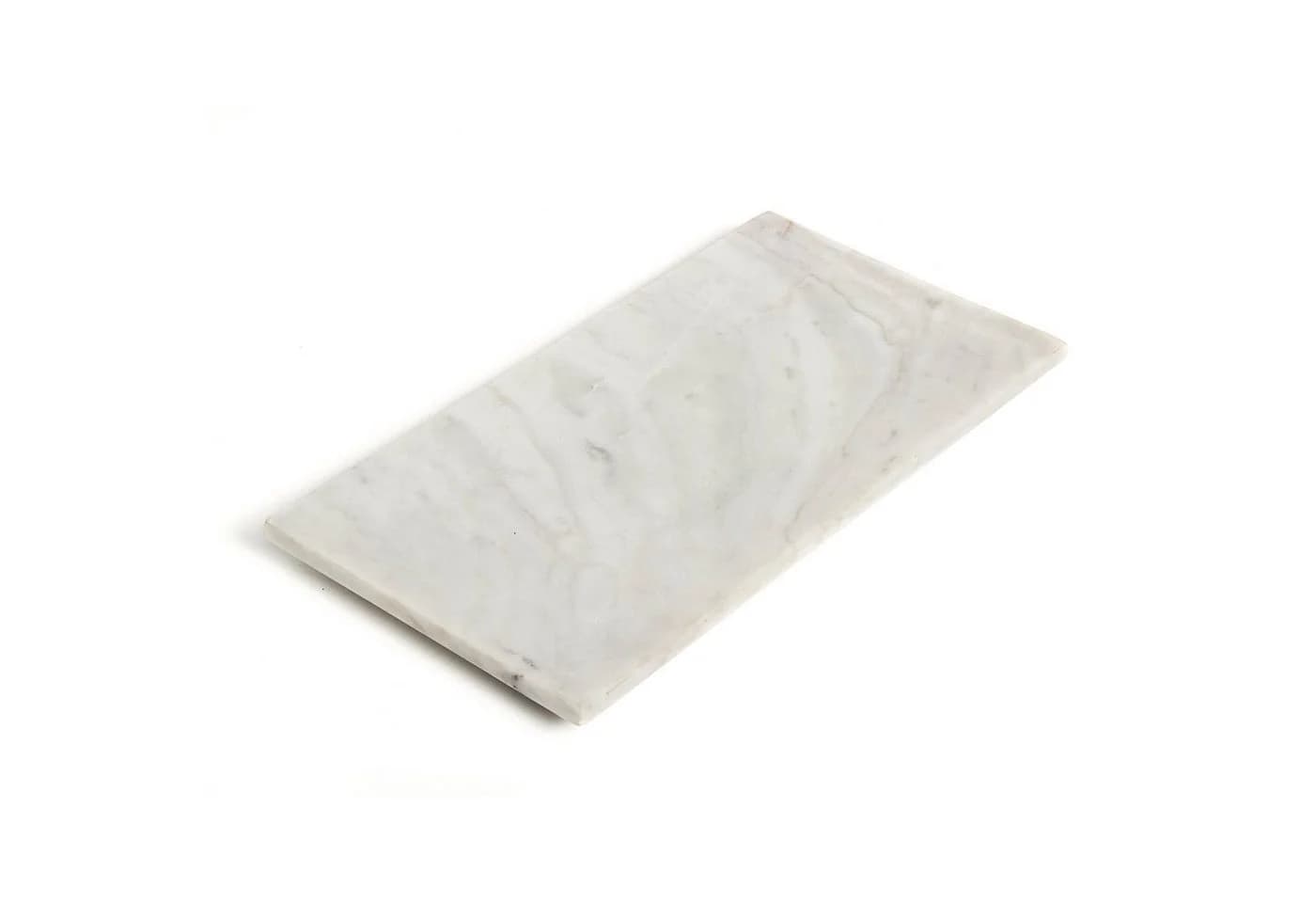 houseproud Dekotablett Arctic Marble Weißer Marmor Rechteckig
