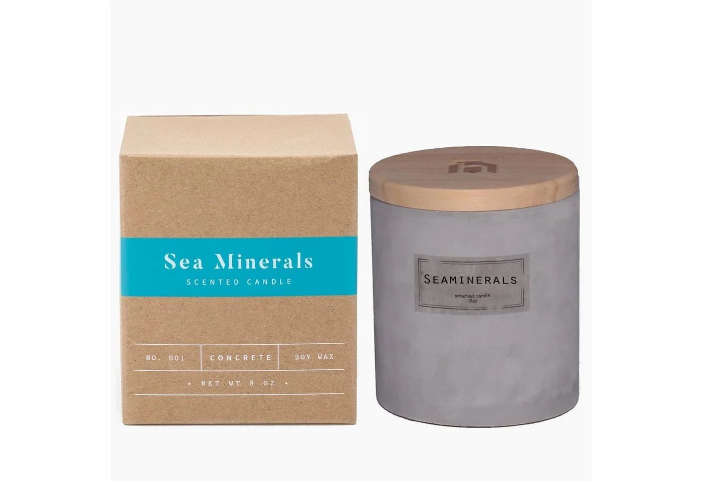 houseproud Duftkerze Concrete Candle Grau Industrieller Look - Bild 2