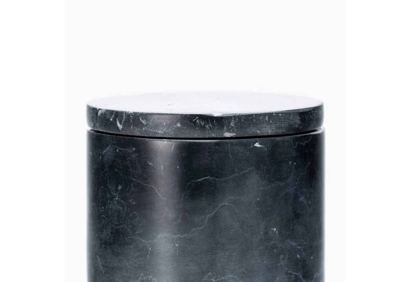 houseproud Kosmetikdose aus Marquina Marmor mit Deckel