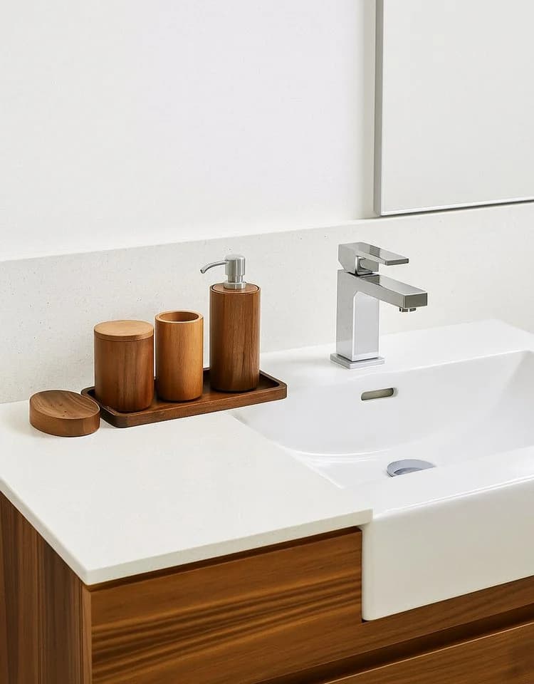 houseproud Badaccessoire-Set Timber Craft 5-tlg. Akazienholz - Bild 3