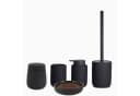 houseproud Badaccessoire-Set Ceramic Silk Badset Schwarz Bild 2