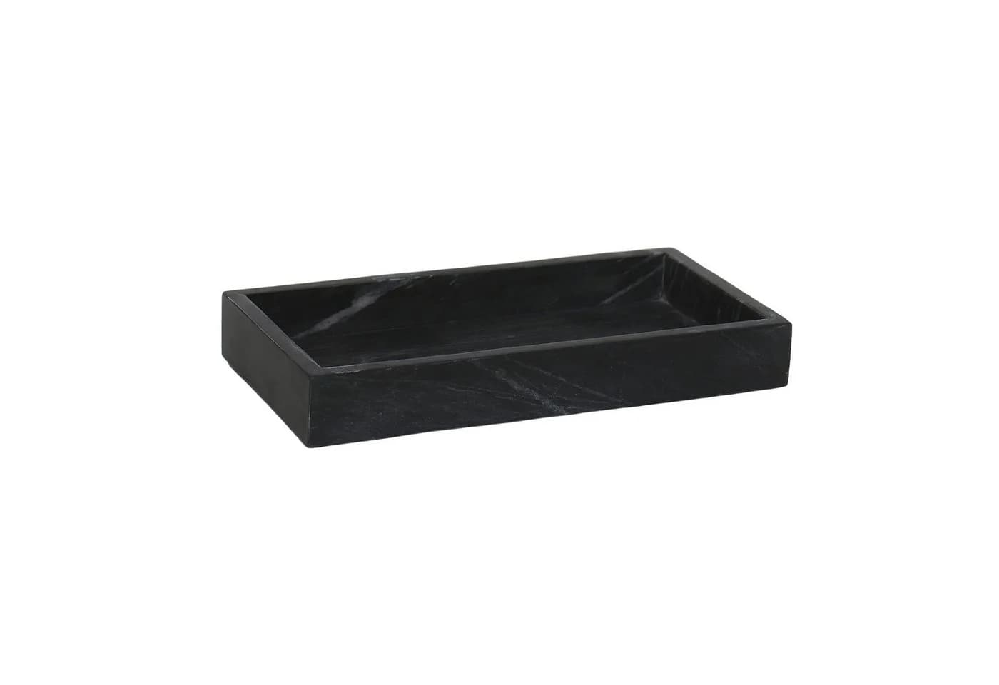 houseproud Dekotablett Strict Marmor Schwarz