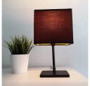 Lichthandel Hoch LED Tischleuchte 2er Set Schwarz/Gold Warmweiß Bild 3