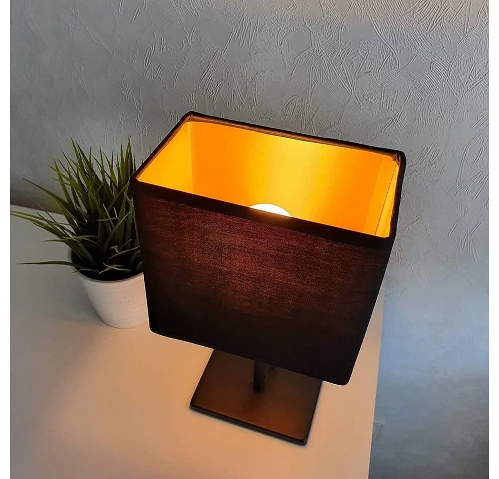 Lichthandel Hoch LED Tischleuchte 2er Set Schwarz/Gold Warmweiß - Bild 4