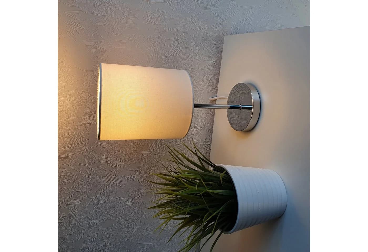 Lichthandel Hoch LED Tischleuchte 2er Set Weiß Warmweiß - Bild 3