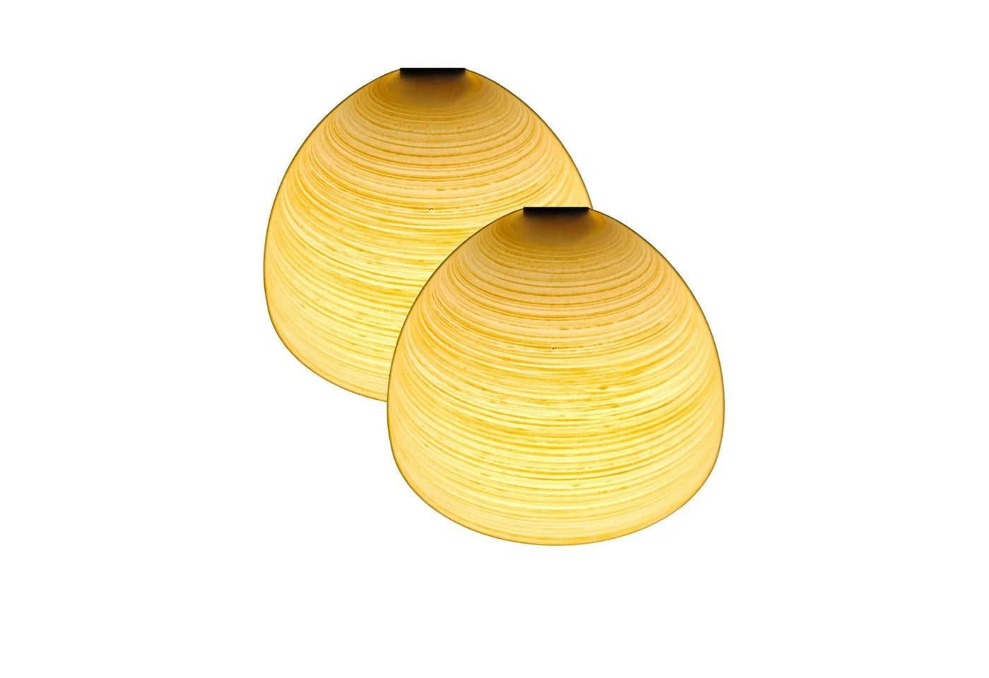 Lichthandel Hoch Lampenschirm 70er Jahre E14 Mediterran Ersatzglas Lampe Glaslampenschirm - Bild 2