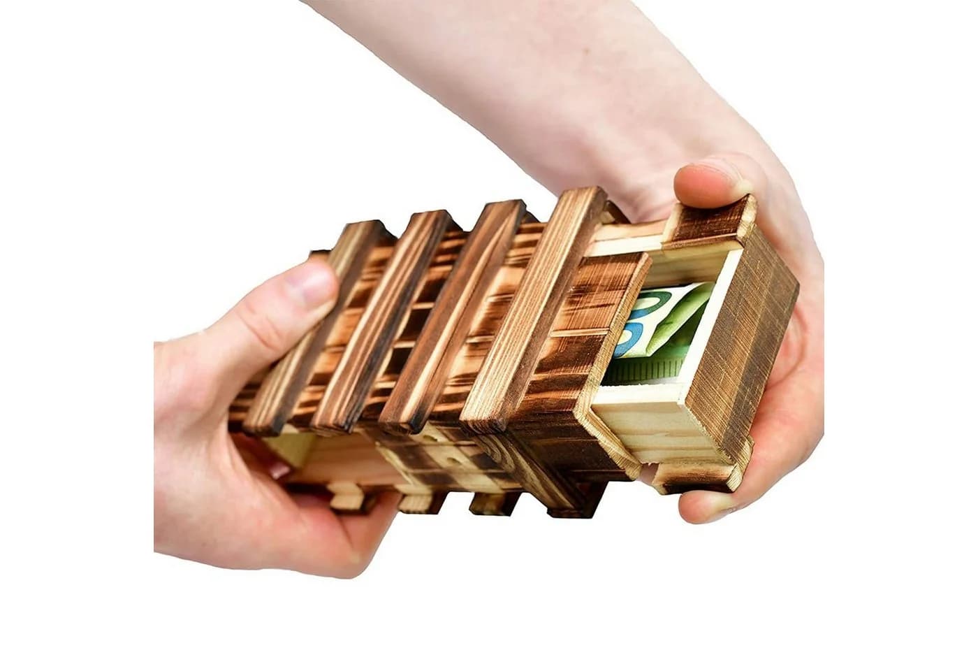 store HD Geschenkbox Magische Rätselbox - Holz mit zwei Geheimfächern - Bild 4