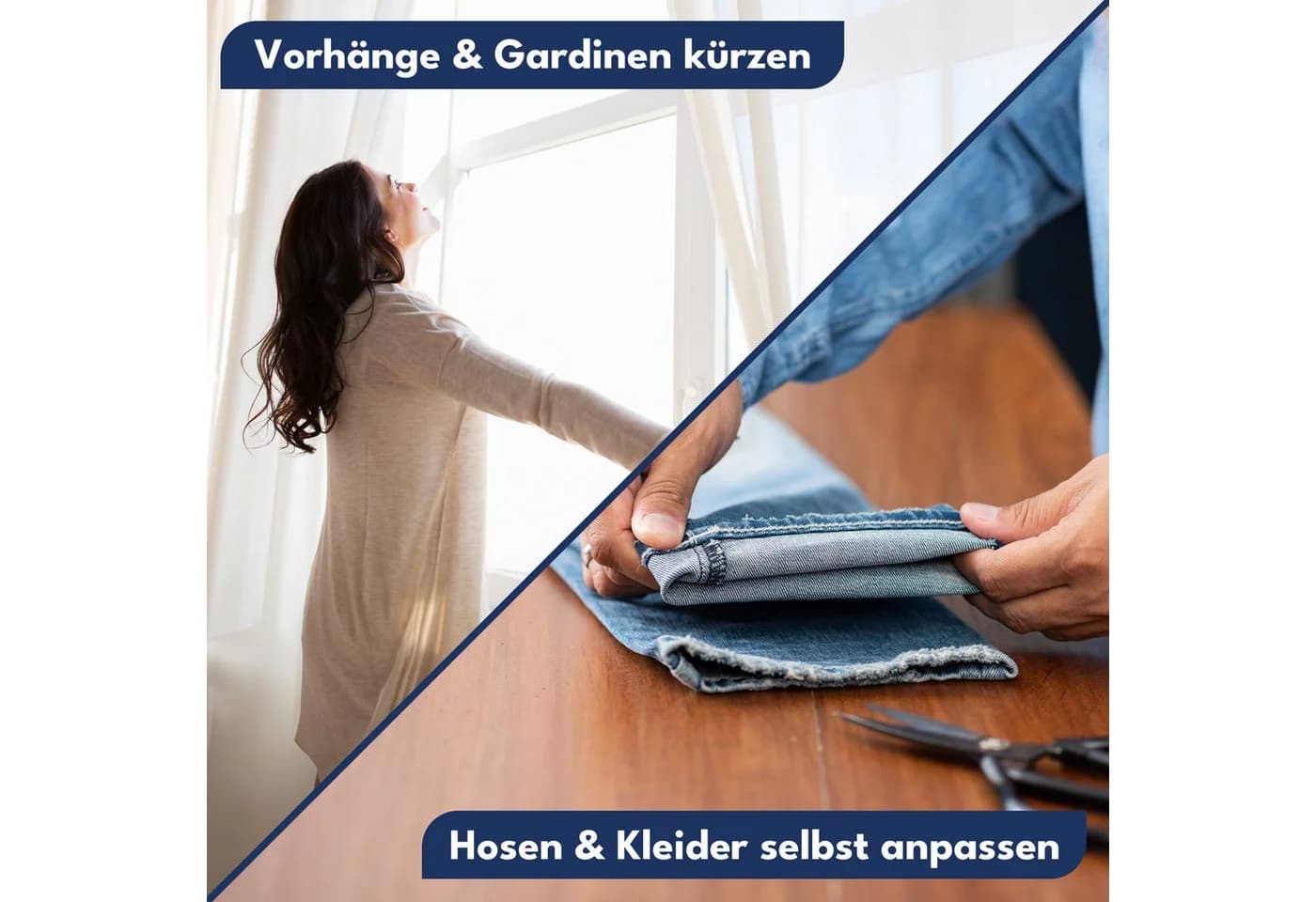 NEUFELD Saumband zum Aufbügeln - Versteifungsband ohne Nähen