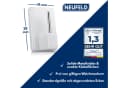 NEUFELD Gardinenhaken Selbstklebend Weiß 24er Set Bild 1