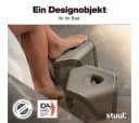stuul® Toilettenhocker Grau EPP Ergonomisch Design Bild 4