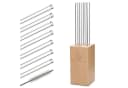 Klarstein Trinkhalme Glaswerk Salizzada 7er Set Glas & Holz Bild 2